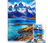 2000 Piece Jigsaw Puzzle for Adults Mountain Lake Patagonia Landscape DIY-Spielzeug Tolles Geschenk für Spiele70x100cm