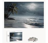 2000 Piece Jigsaw Puzzle for Adults, Ocean & Tree Premium Wooden Puzzles with Poster, Classic Cut, Interlocking Pieces for Home Decor & Mindfulness 30 x 41 in - Aged 14+ Only (Not a Toy) P3#639