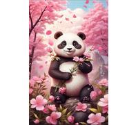 2000 Piece Jigsaw Puzzle for Adults Pink Flower Panda - Fun Challenges & Brainteasing Adult Jigsaws - Puzzle Games 2000 Piece