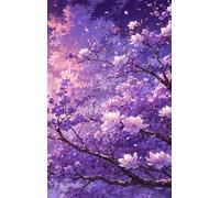 2000 Piece Jigsaw Puzzle for Adults Purple Flower Branches - Fun Challenges & Brainteasing Adult Jigsaws - Puzzle Games 2000 Piece