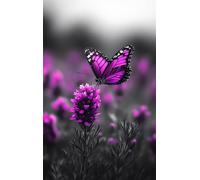 2000 Piece Jigsaw Puzzle for Adults Purple Flower Butterfly - Fun Challenges & Brainteasing Adult Jigsaws - Puzzle Games 2000 Piece