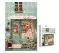 2000 Piece Jigsaw Puzzle for Adults,Street View & Green Premium Wooden Puzzles with Poster,Classic Cut,Interlocking Pieces for Home Decor & Mindfulness 30 x 41 in - Aged 14+ Only (Not a Toy) P3#1240
