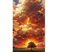 2000 Piece Jigsaw Puzzle for Adults Sunset Trees - Fun Challenges & Brainteasing Adult Jigsaws - Puzzle Games 2000 Piece