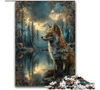 2000 Piece Jigsaw Puzzle for Adults Teens Animal Fox Art Help The Brain Exercise Addictive Toys to Cultivate Patience Parent-child Interaction 70x100cm