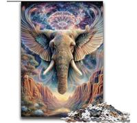 2000 Piece Jigsaw Puzzle for Adults Teens Animal Psychedelic Elephant Educational Family Game Is Ideal As Gifts for The Whole Family for 14+ 70x100cm