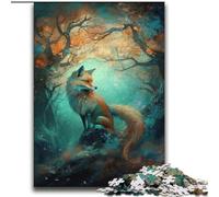 2000 Piece Jigsaw Puzzle for Adults Teens Art Fox Under The Tree Educational Games Home Decoration Birthday Present, Gifts for Age 14+ 70x100cm