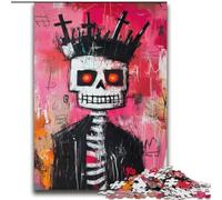2000 Piece Jigsaw Puzzle for Adults Teens Basquiat-style Skeleton King Educational Family Game Is Ideal As Gifts for The Whole Family for 14+ 70x100cm