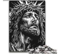 2000 Piece Jigsaw Puzzle for Adults Teens Black And White Jesus Educational Family Game Is Ideal As Gifts for The Whole Family for 14+ 70x100cm
