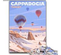 2000 Piece Jigsaw Puzzle for Adults Teens Cappadocia Hot Air Balloons, Stress Relief with Fully Interlocking Randomly Shaped Pieces for And 14 Years Old 70x100cm