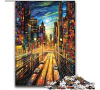 2000 Piece Jigsaw Puzzle for Adults Teens Colourful City Streets Educational Family Game Is Ideal As Gifts for The Whole Family for 14+ 70x100cm