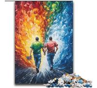 2000 Piece Jigsaw Puzzle for Adults Teens Gay Oil Painting Help The Brain Exercise Addictive Toys to Cultivate Patience Parent-child Interaction 70x100cm
