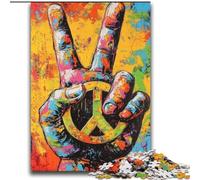 2000 Piece Jigsaw Puzzle for Adults Teens Graffiti Retro Pop Art Hand,Educational Games Home Decoration Educational Game for Birthday,Chrismas 70X100CM
