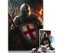 2000 Piece Jigsaw Puzzle for Adults Teens Medieval Knight Paintings,Educational Games Home Decoration for Is Ideal As A Gift for The Whole Family 70x100cm