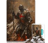 2000 Piece Jigsaw Puzzle for Adults Teens Medieval Knights,Educational Games Home Decoration for Is Ideal As A Gift for The Whole Family 70x100cm