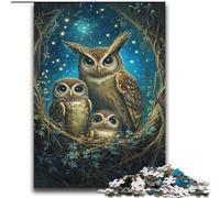 2000 Piece Jigsaw Puzzle for Adults Teens Owl Family Educational Family Game Is Ideal As Gifts for The Whole Family for 14+ 70x100cm