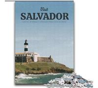 2000 Piece Jigsaw Puzzle for Adults Teens Visit Salvador,Educational Games Home Decoration for Is Ideal As A Gift for The Whole Family 70x100cm