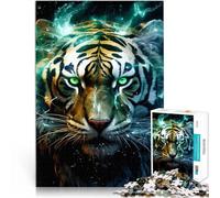 2000 Piece Jigsaw Puzzle for Adults Tiger Made of cardboard,for age 14+ Intellectual toy game Wish List with Santa Claus。size:70x100cm/27.5x39.3inch