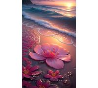 2000 Piece Jigsaw Puzzle for Adults Waves Flowers - Fun Challenges & Brainteasing Adult Jigsaws - Puzzle Games 2000 Piece