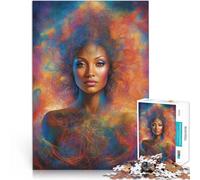 2000 Piece Jigsaw Puzzle for Adults Woman in Cosmic Embrace Familienspaß Wanddekoration Einzigartige Geburtstags- und Weihnachtsgeschenke70x100cm