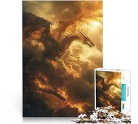 2000 Piece Jigsaw Puzzle for teenagers Mythic Sky Dragon Denksportaufgabe für Verbessern Sie das Gedächtnis70x100cm