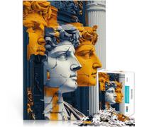 2000 Piece Jigsaw Puzzle for teenagers Urban Modernism Sculptural Fusion Familienaktivität Wichtelgeschenke70x100cm