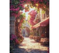 2000 Piece Jigsaw Puzzle, Street View & Flower Wooden Wall Art, 1T#1622