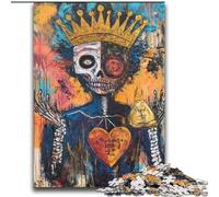 2000 Piece Jigsaw Puzzles Basquiat-style King Help The Brain Exercise Addictive Toys to Cultivate Patience Perfect Decoration 70x100cm