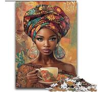 2000 Piece Jigsaw Puzzles Beautiful African Woman Challenging Game And Family Play for Is Ideal As A Gift for The Whole Family 70x100cm