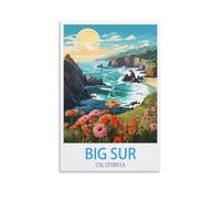 2000 Piece Jigsaw Puzzles,Big Sur California,Challenging Game Toys, Impossible Puzzle, Family Decoration Puzzle 100x70cm
