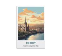 2000 Piece Jigsaw Puzzles，Derry Northern Ireland Challenging Puzzles, Puzzle Game for The Whole for Women, Gifts for Men 100x70cm