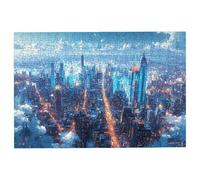 2000 Piece Jigsaw Puzzles for Adults, Abstract Jigsaw Puzzles for Adults 2000 Piece, City Puzzle Challenging Game for the Whole Families, Classic Wooden Jigsaws Suitable for Home Decor, Gifts -3635