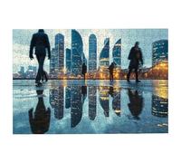 2000 Piece Jigsaw Puzzles for Adults, Abstract Jigsaw Puzzles for Adults 2000 Piece, City Puzzle Challenging Game for the Whole Families, Classic Wooden Jigsaws Suitable for Home Decor, Gifts -3257