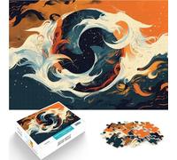 2000 Piece Jigsaw Puzzles for Adults Abstract Space Swirl Yin Yang Entspannungsspiele Wichtelgeschenke70x100cm