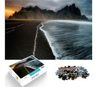 2000 Piece Jigsaw Puzzles For Adults and teenagers Iceland Nature Travel City Made of cardboard Suitable for ages 14 and up Improve memory gifts for friends and family。size:70x100cm/27.5x39.3inch