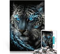 2000 Piece Jigsaw Puzzles For Adults and teenagers Magic frost tiger Made of cardboard，for 14+ Vacation at home: killing time Funny gift。size：70x100cm/27.5x39.3inch