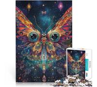 2000 Piece Jigsaw Puzzles For Adults and teenagers Psychedelic Butterfly Made of cardboard，for ages 14 and over Family Activities deal as gifts for the whole family 。size：70x100cm/27.5x39.3inch