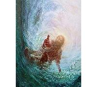 2000 Piece Jigsaw Puzzles for Adults and Teens - Man Reaching into Water Puzzle Jigsaw 70x100cm