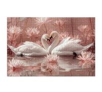 2000 Piece Jigsaw Puzzles for Adults, Animal Puzzles for Adults, Gift for Women, Men, Christmas, Family Wooden Puzzle Educational Games, Challenging Adult Jigsaws, Box Packaging, Swan Pattern, W-55