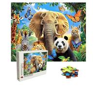 2000 Piece Jigsaw Puzzles for Adults Animal - Wooden Puzzles for Adults - Elephant Puzzle 39.2 X 27.8 Inch - Jigsaw Games for Adult - Extra Fun Challenges - Creativity Gifts for Men and Women 8p-79