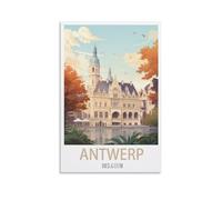2000 Piece Jigsaw Puzzles for Adults,Antwerp Belgium Posters 2000 Piece Puzzle Educational Games Home Decoration Puzzle 100x70CM