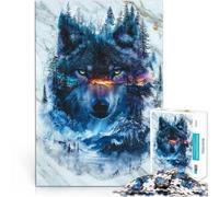 2000 Piece Jigsaw Puzzles for Adults Aurora's Wolf Spielzeug für die ganze Familie Geburtstagsgeschenk, Geschenke70x100cm
