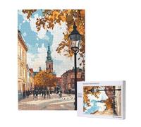2000 Piece Jigsaw Puzzles for Adults Autumn Jigsaw Comes with Packaging Box and Reference Pictures, Fun and Joyful Family Entertainment Games, Challenging Adult Puzzles Gifts Home Decor London M-1648