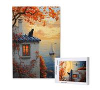 2000 Piece Jigsaw Puzzles for Adults,Autumn Jigsaw Puzzles for Adults,Wooden Large Size Puzzle with Gift Box,Cat Jigsaws for Family Educational Games,Unique Gifts for Women/Men,Home Wall Decor,ML-267