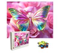 2000 Piece Jigsaw Puzzles for Adults Butterfly - Wooden Puzzles for Adults - Colorful Puzzle 39.2 X 27.8 Inch - Jigsaw Games for Adult - Extra Fun Challenges - Creativity Gifts for Men Women 8p-236