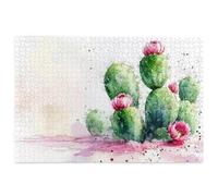 2000 Piece Jigsaw Puzzles for Adults, Cactus Puzzles for Adults, Gift for Women, Men, Christmas, Family Wooden Puzzle Educational Games, Challenging Adult Jigsaws, Box Packaging, Abstract Pattern C-27