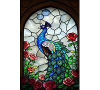 2000 Piece Jigsaw Puzzles for Adults, Challenging Puzzles, Puzzle Game, Animal Peacock Rose Puzzle 2000 Pieces