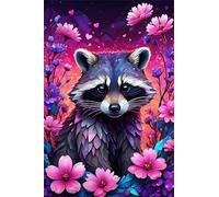 2000 Piece Jigsaw Puzzles for Adults, Challenging Puzzles, Puzzle Game, Pink Flower Panda Puzzle 2000 Pieces