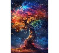2000 Piece Jigsaw Puzzles for Adults, Challenging Puzzles, Puzzle Game, Starry Sky Tree Puzzle 2000 Pieces