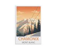 2000 Piece Jigsaw Puzzles for Adults，Chamonix Mont Blanc 2000 Piece Puzzle Classic Educational Games Beautiful Decoration Puzzle 100x70cm
