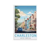 2000 Piece Jigsaw Puzzles for Adults，Charleston South Carolina 2000 Piece Puzzle Classic Educational Games Beautiful Decoration Puzzle 100x70cm